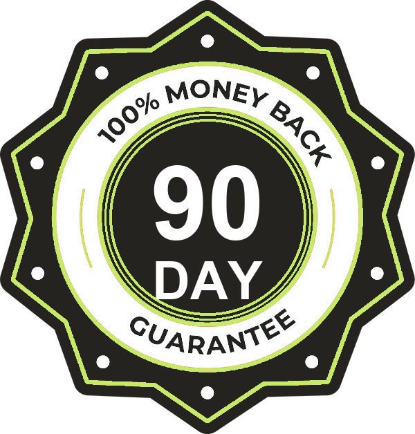 90 day money-back guarantee